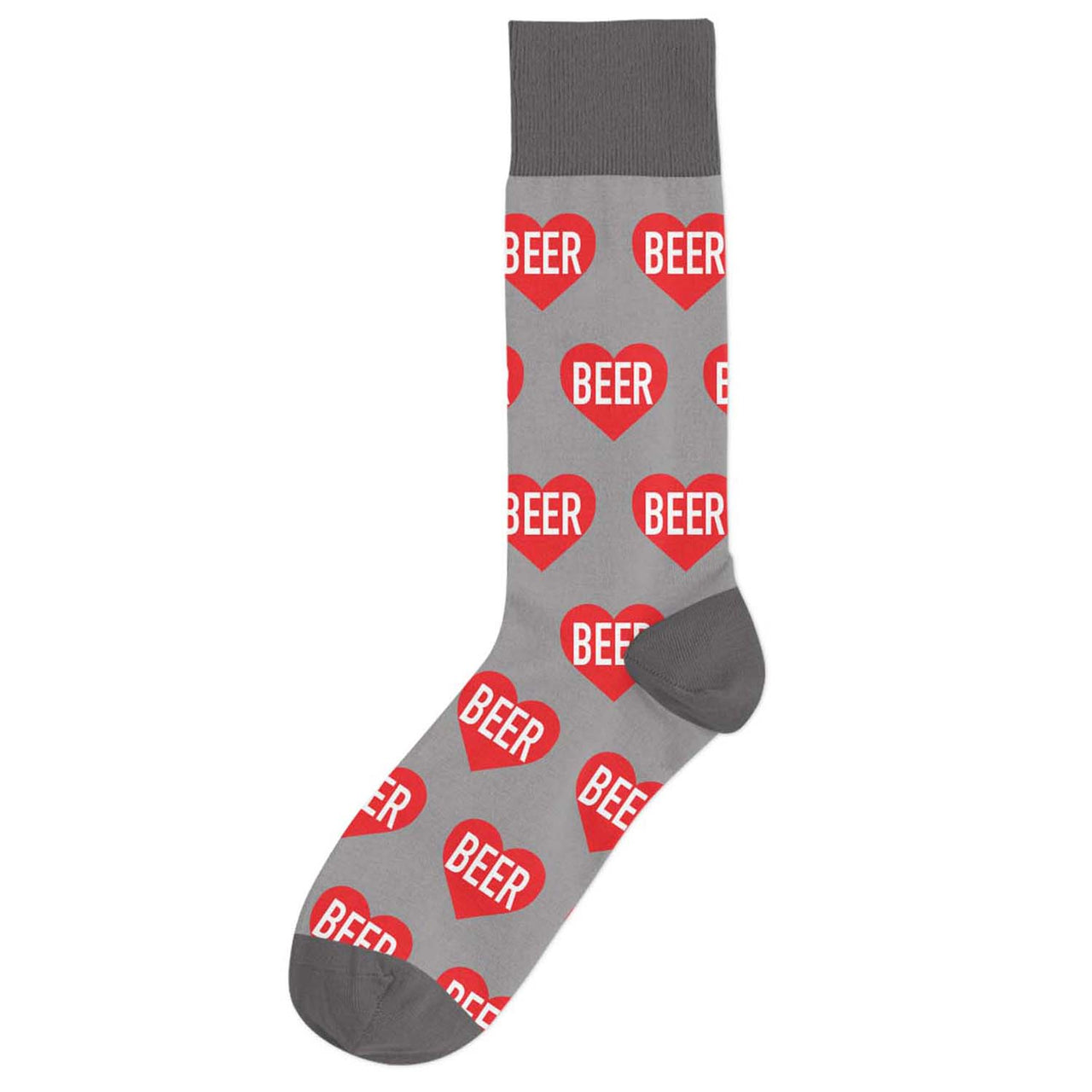 I Love Beer Socks Funny Beer Drinking Socks