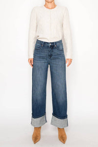 Thumbnail for INSEAM TRANFORM TUMMY CONTROL HIGH RISE A-WIDE JEANS