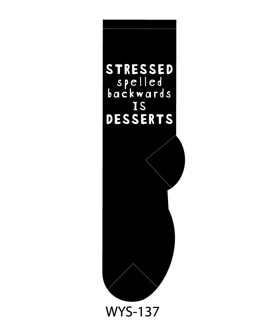 Stressed spelled backwards is dessert