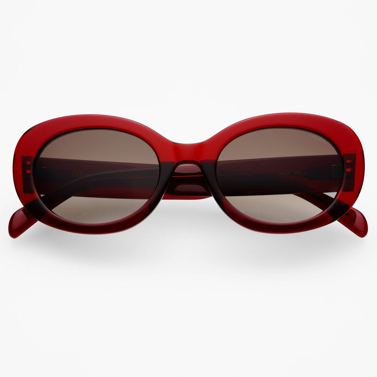 Aria Acetate Womens Oval Sunglasses