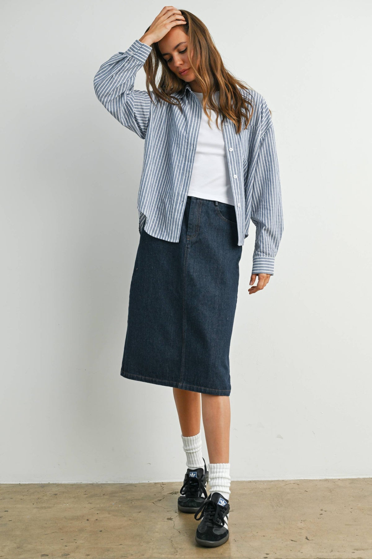 BLUE / IVORY