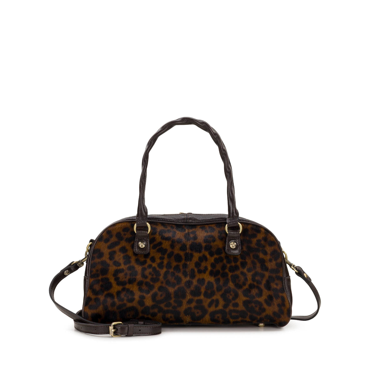 Patricia Nash Pomezia Leopard Haircalf Satchel