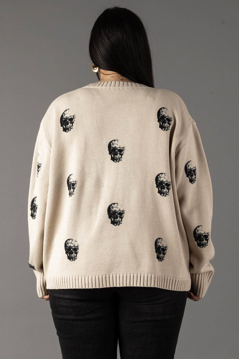 The Vesper Skull Sweater | Plus
