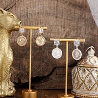 Thumbnail for Starlit Relics – Coin & Pearl Station Necklace