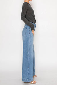 Thumbnail for INSEAM TRANSFORMER TUMMY CONTROL HIGH RISE A-WIDE JEANS