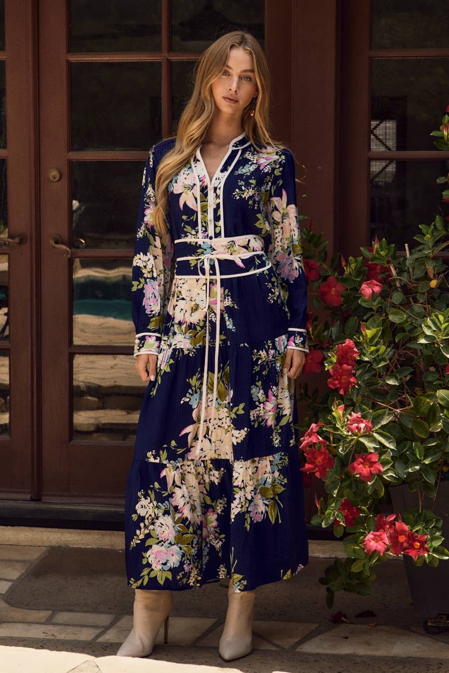 The Isadora Floral Midi Dress
