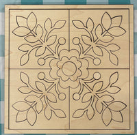 Thumbnail for Floral 1 Barn Quilt Whimsey Wood Craft Kits