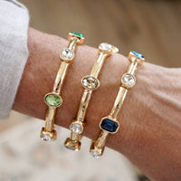 Thumbnail for Radiant Stones – Jeweled Stretch Bangle Bracelet