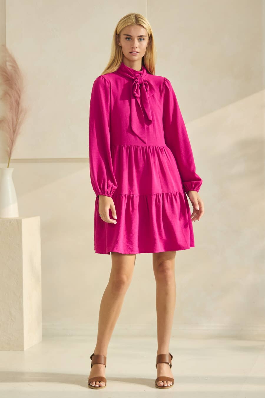 Versatile Multi-Way Airflow Tired Dress