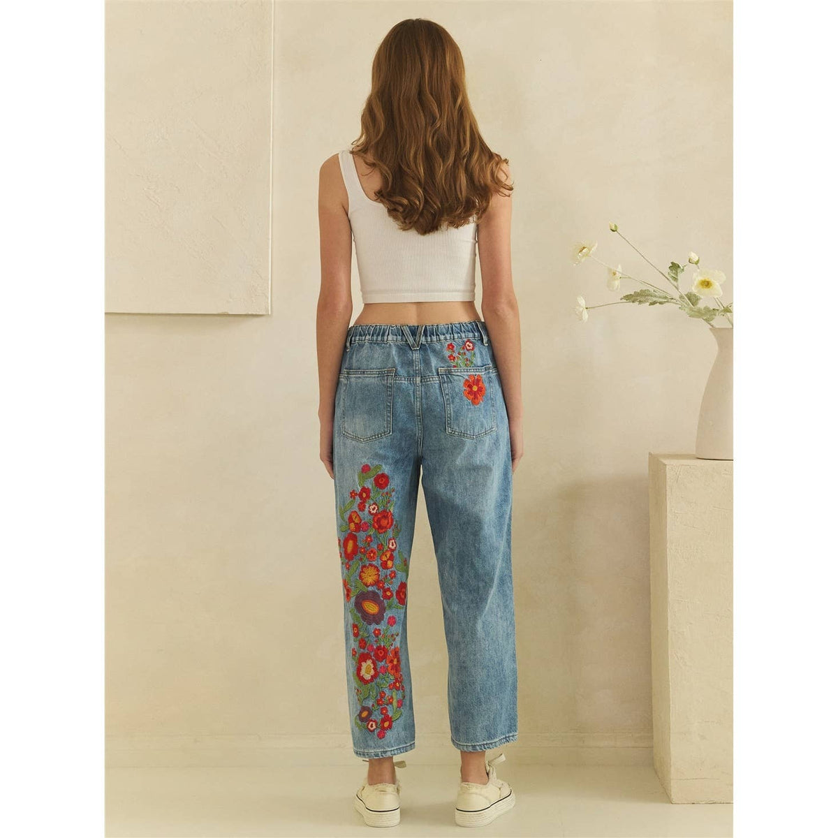 The Dahlia Embroidered Jeans