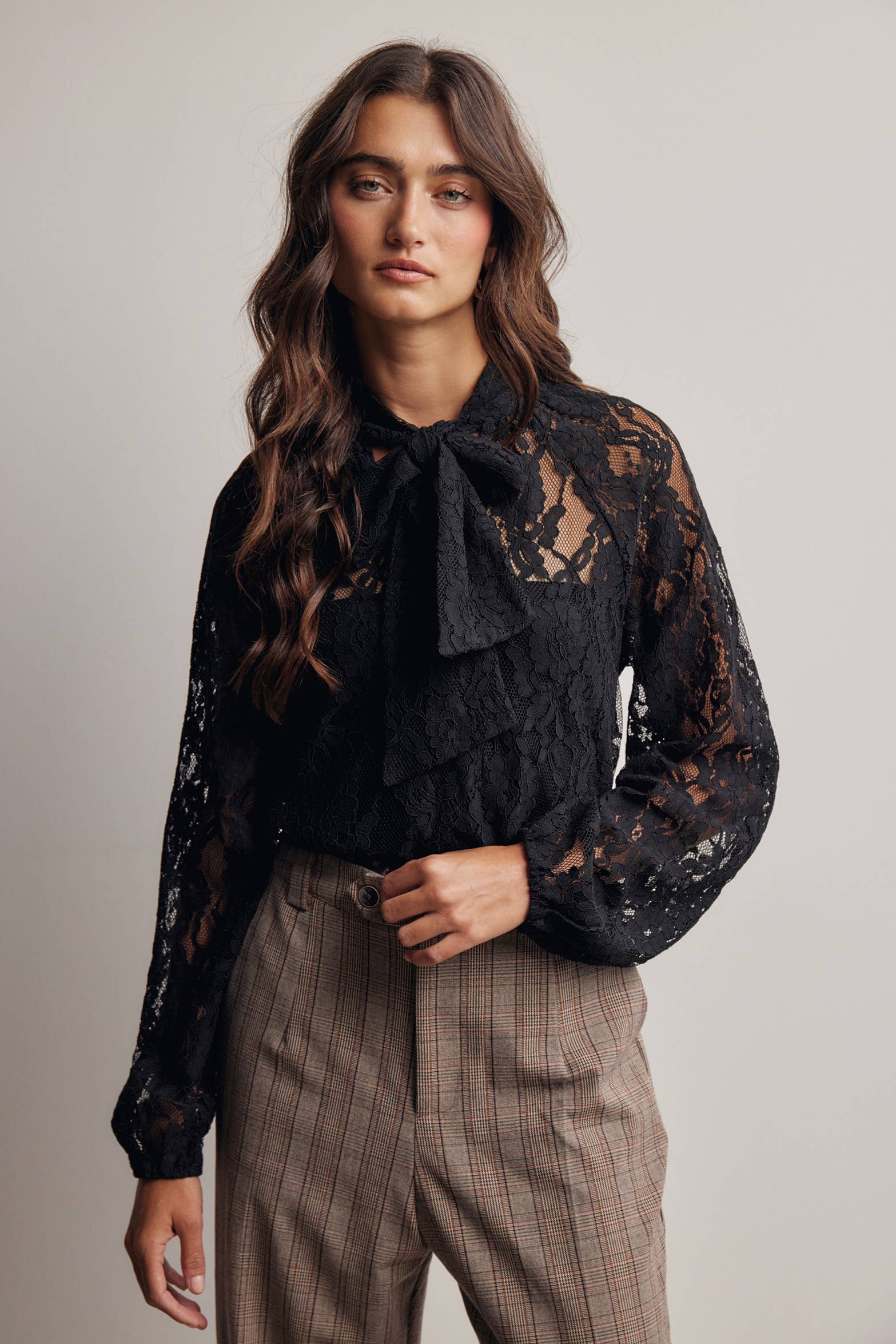 The Lenora Lace Blouse