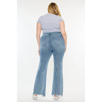 Thumbnail for KanCan USA PLUS PETITE HIGH RISE FLARE JEANS