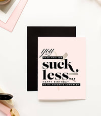 Thumbnail for You Make This Job Suck Less - Funny Coworker Greeting Card