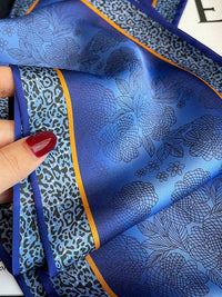 Thumbnail for Urban Leopard Printed Silk Imitation Scarf