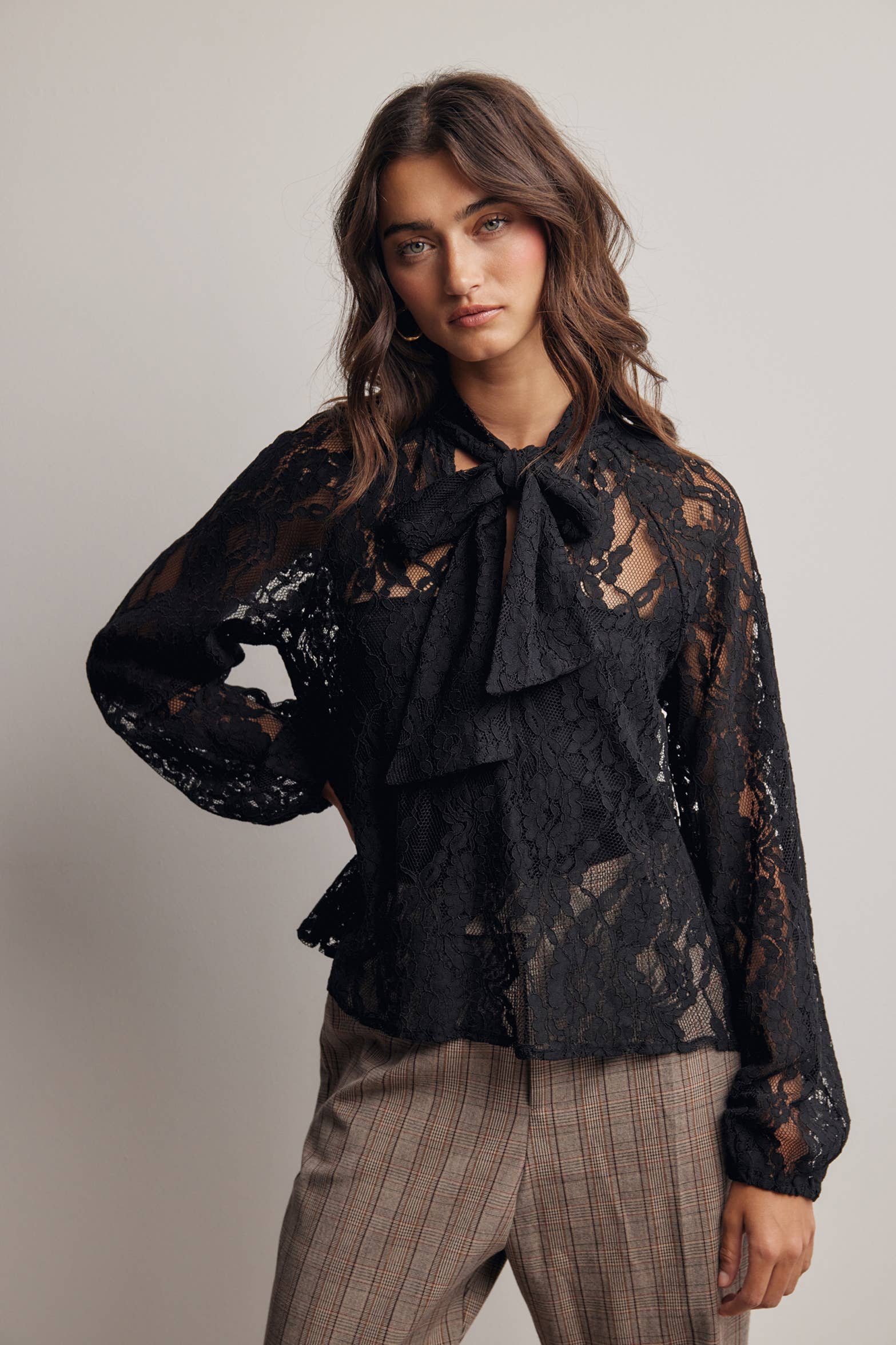 The Lenora Lace Blouse