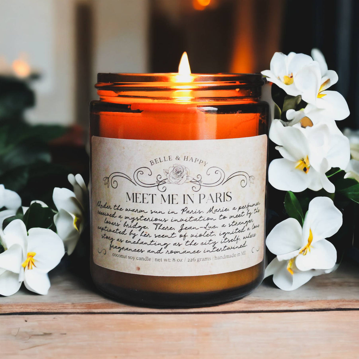 Meet Me In Paris Coconut Soy Candle 8oz