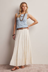 Thumbnail for Sleeveless Cotton Knit Tank Top FSW0046