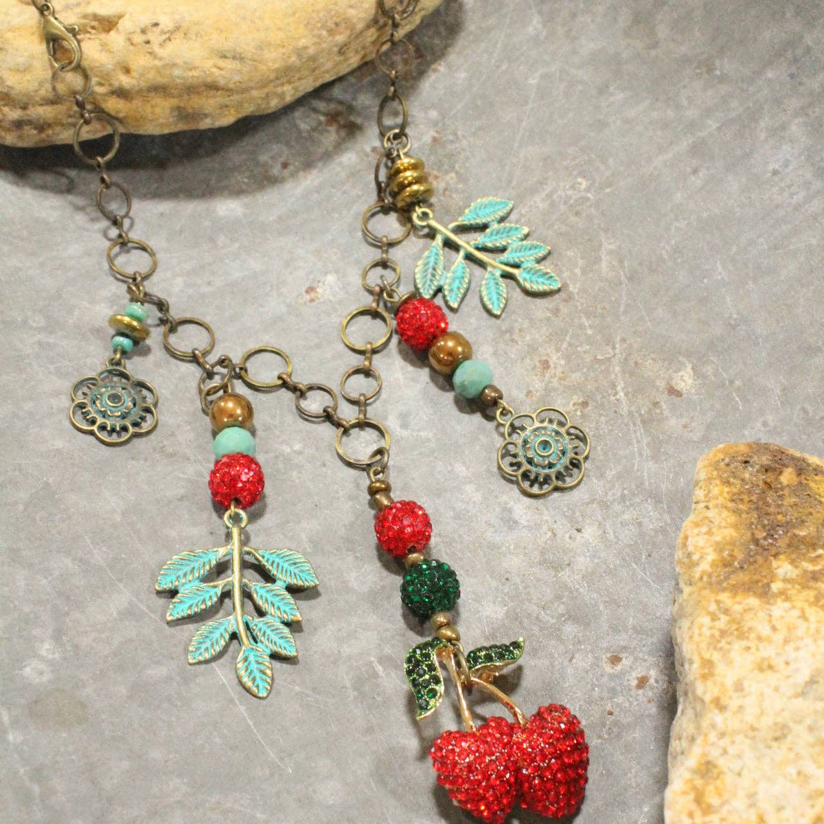 Sweet Cherry Charm'd Necklace