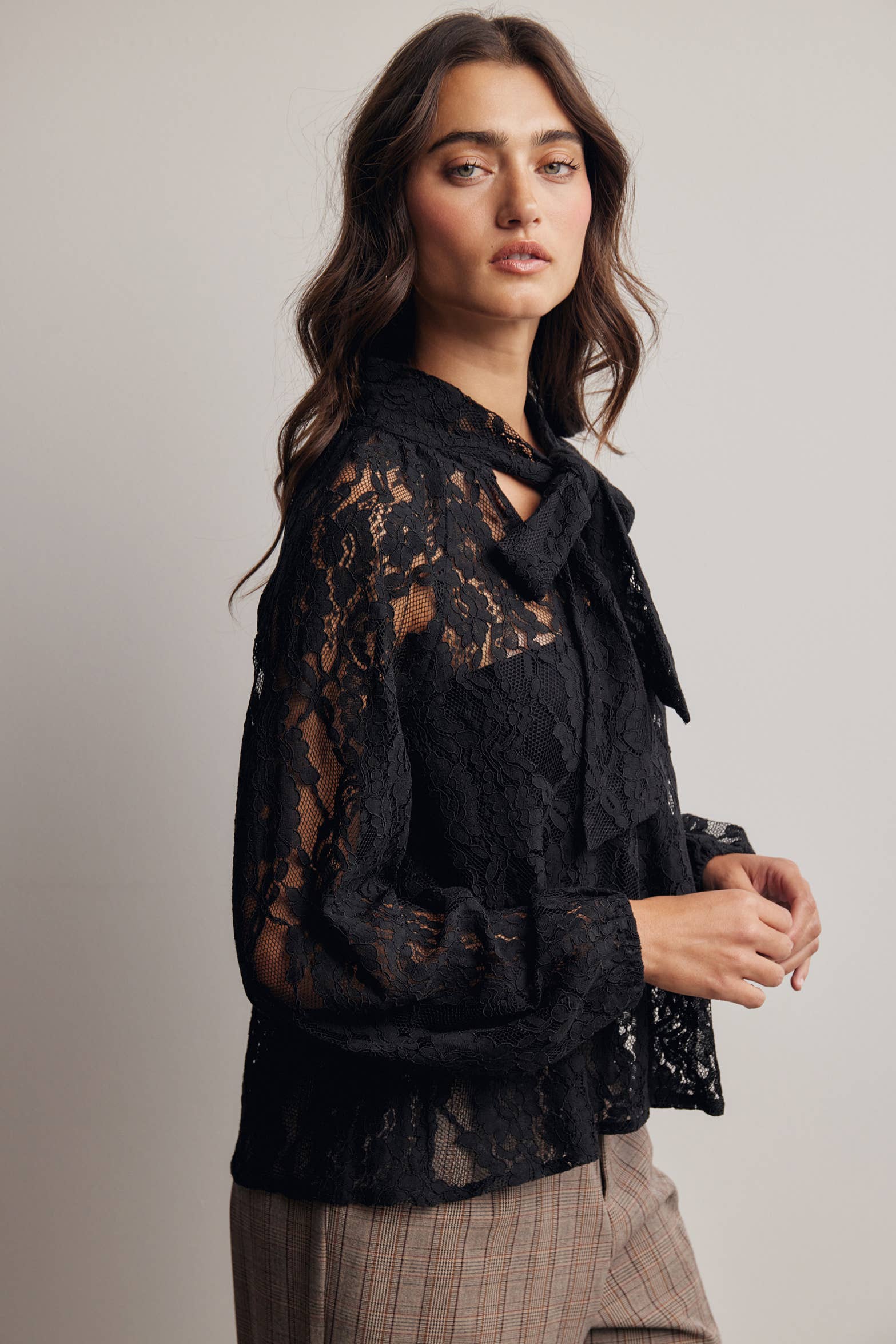 The Lenora Lace Blouse