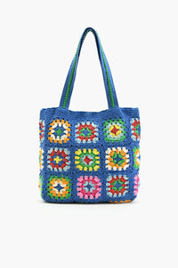 Thumbnail for Blue Handmade Crochet Bags - Sustainable Fashion
