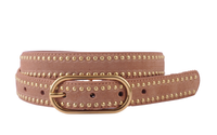 Thumbnail for StudLined Suede Belt
