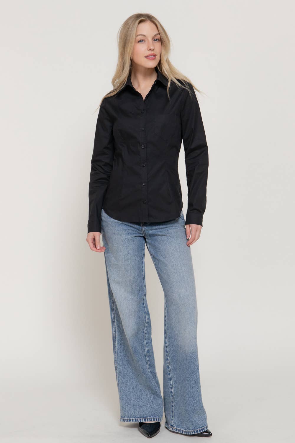 The Vivienne Shirt, Classic Cotton Button Down