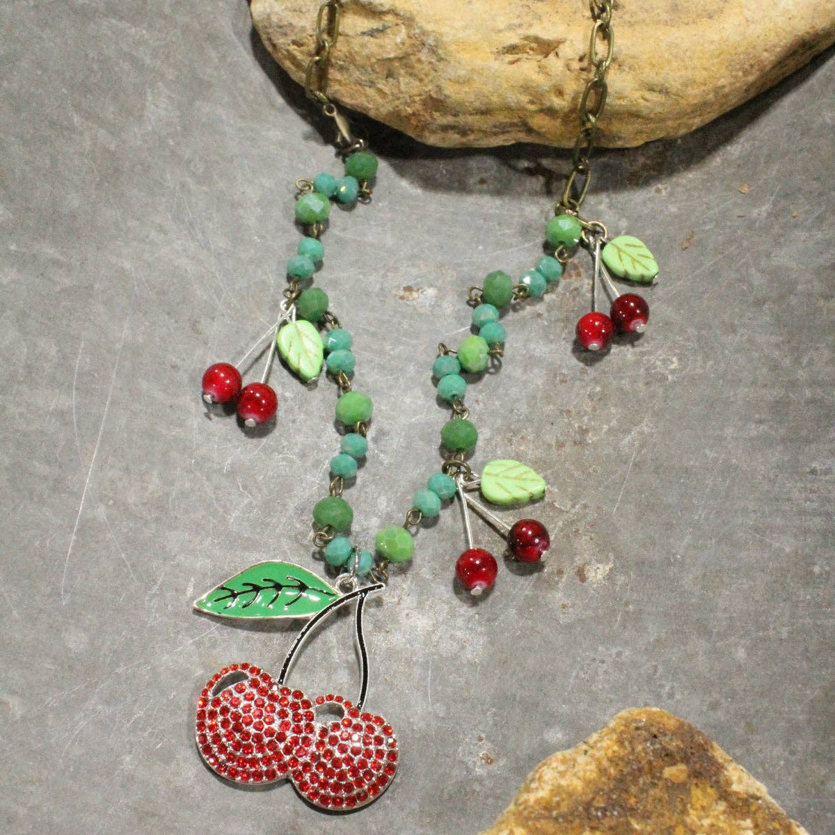 Hi Ho Cherry Ohhh...Charm'd Necklace