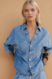 Thumbnail for OVERSIZED DENIM SHIRT