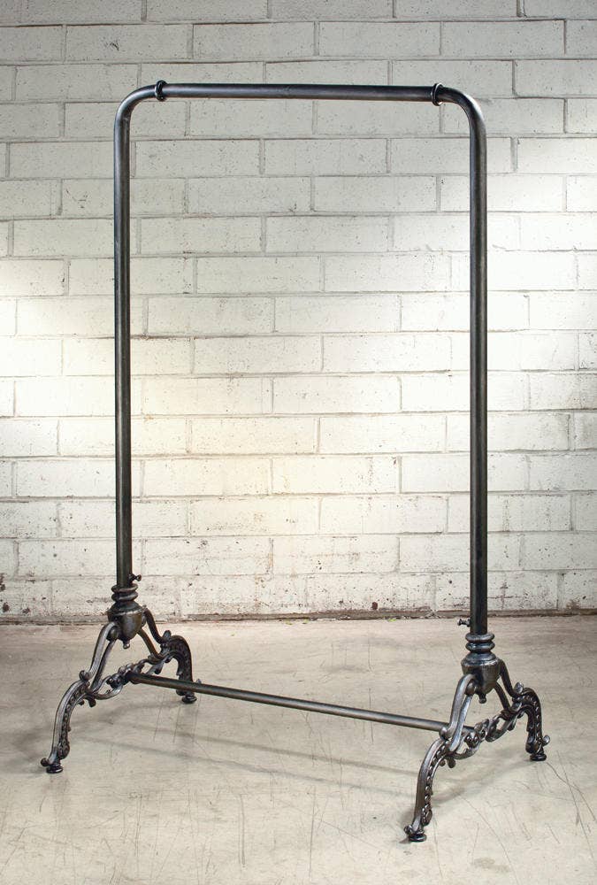 Black Iron Floor Rack