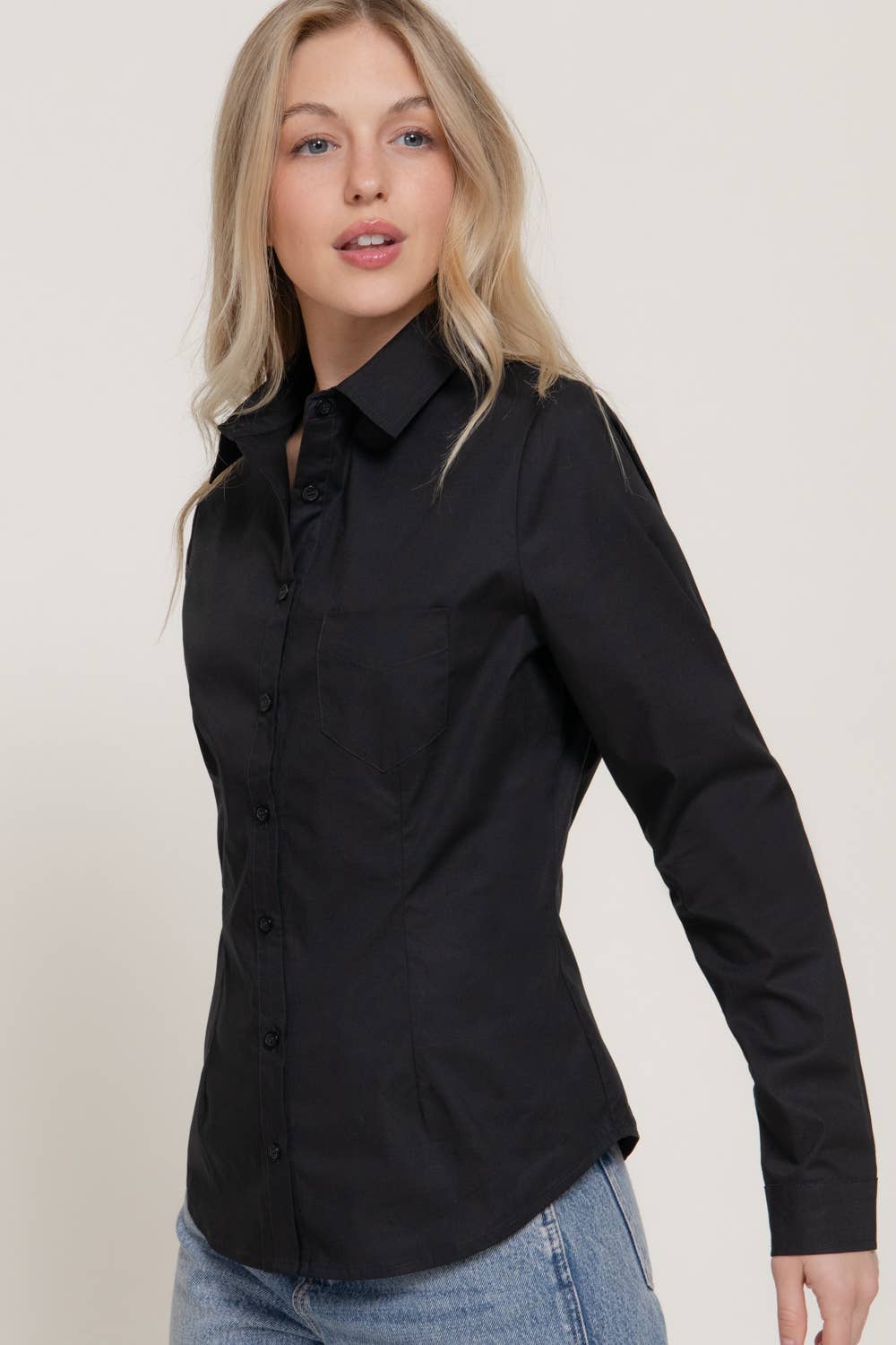The Vivienne Shirt, Classic Cotton Button Down