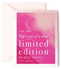 Thumbnail for Limited Edition Birthday Card - Hot Pink Greeting Card