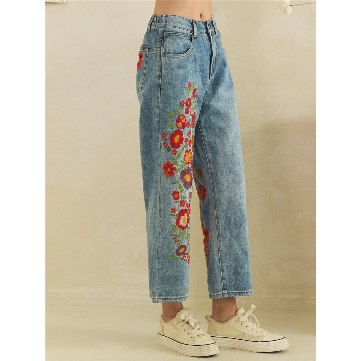 The Dahlia Embroidered Jeans