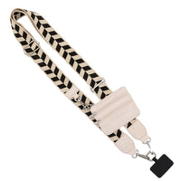 Thumbnail for Clip & Go Strap with Zippered Pouch – Chevron Collection