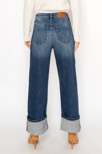 Thumbnail for INSEAM TRANFORM TUMMY CONTROL HIGH RISE A-WIDE JEANS