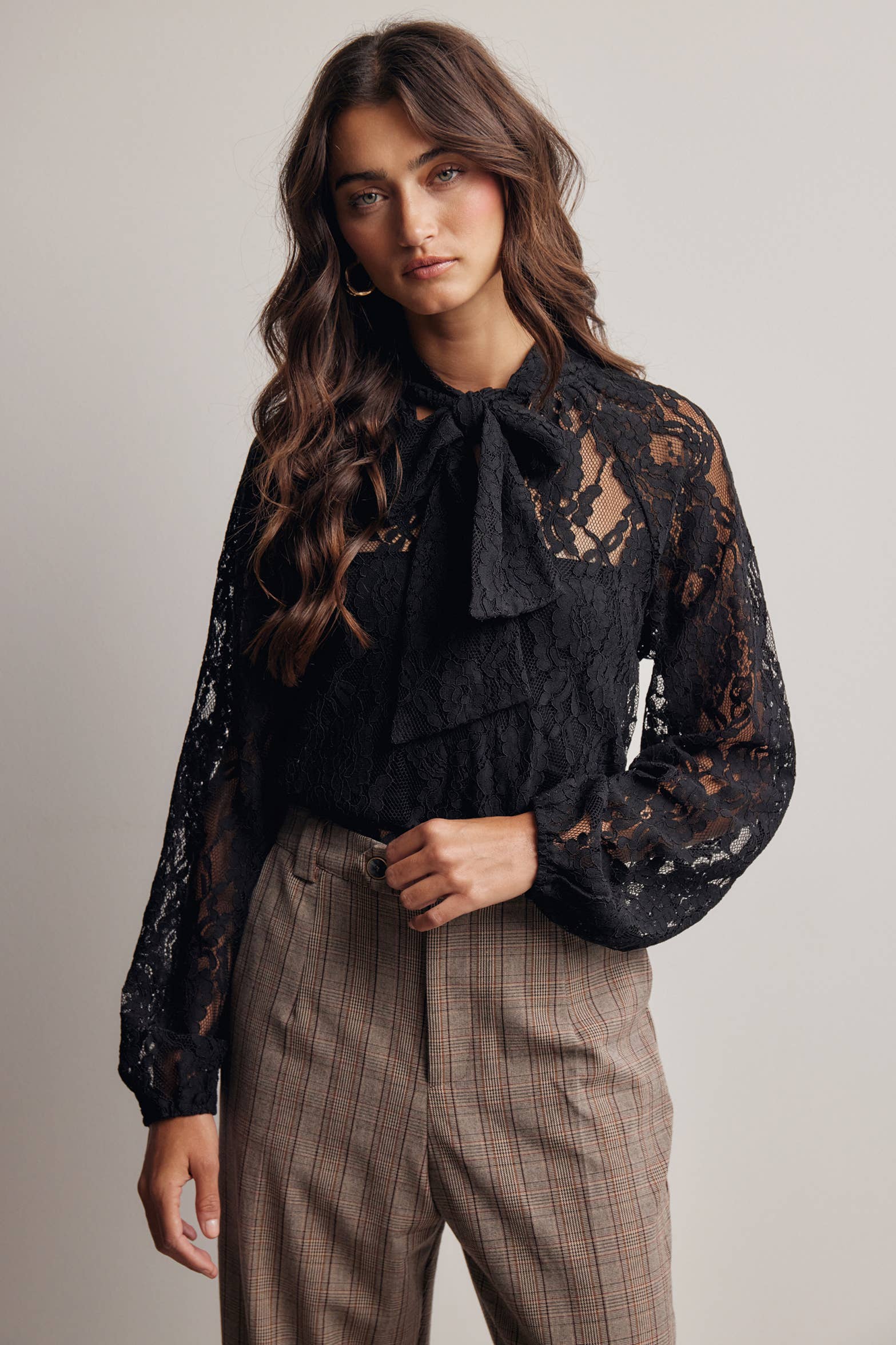 The Lenora Lace Blouse