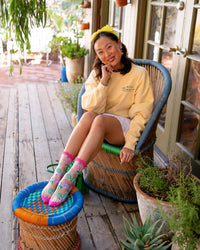Thumbnail for Tenniscore Ruffle Sheer Crew Sock
