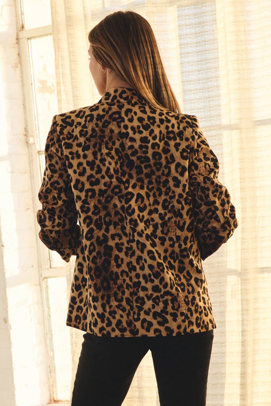 The Simone Leopard Blazer