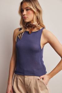Thumbnail for Sleeveless Cotton Knit Tank Top FSW0046