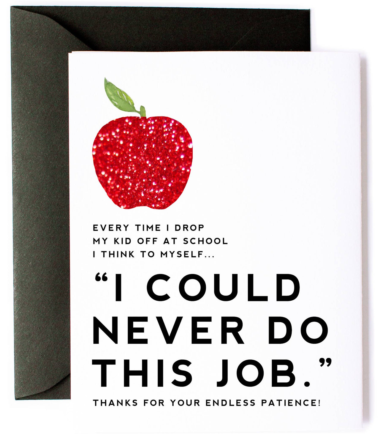 Teacher Appreciation Gift | Teacher Thank You Greeting Card