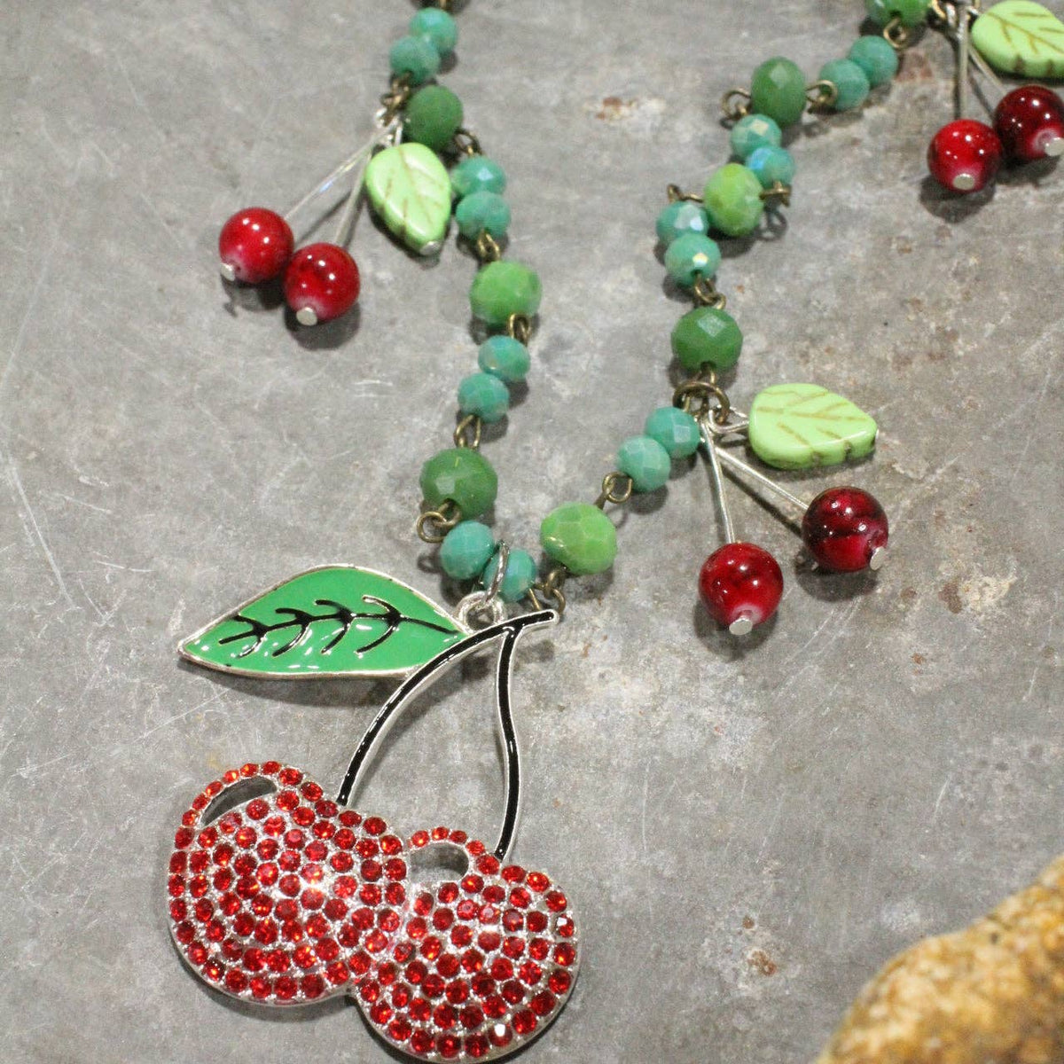 Hi Ho Cherry Ohhh...Charm'd Necklace