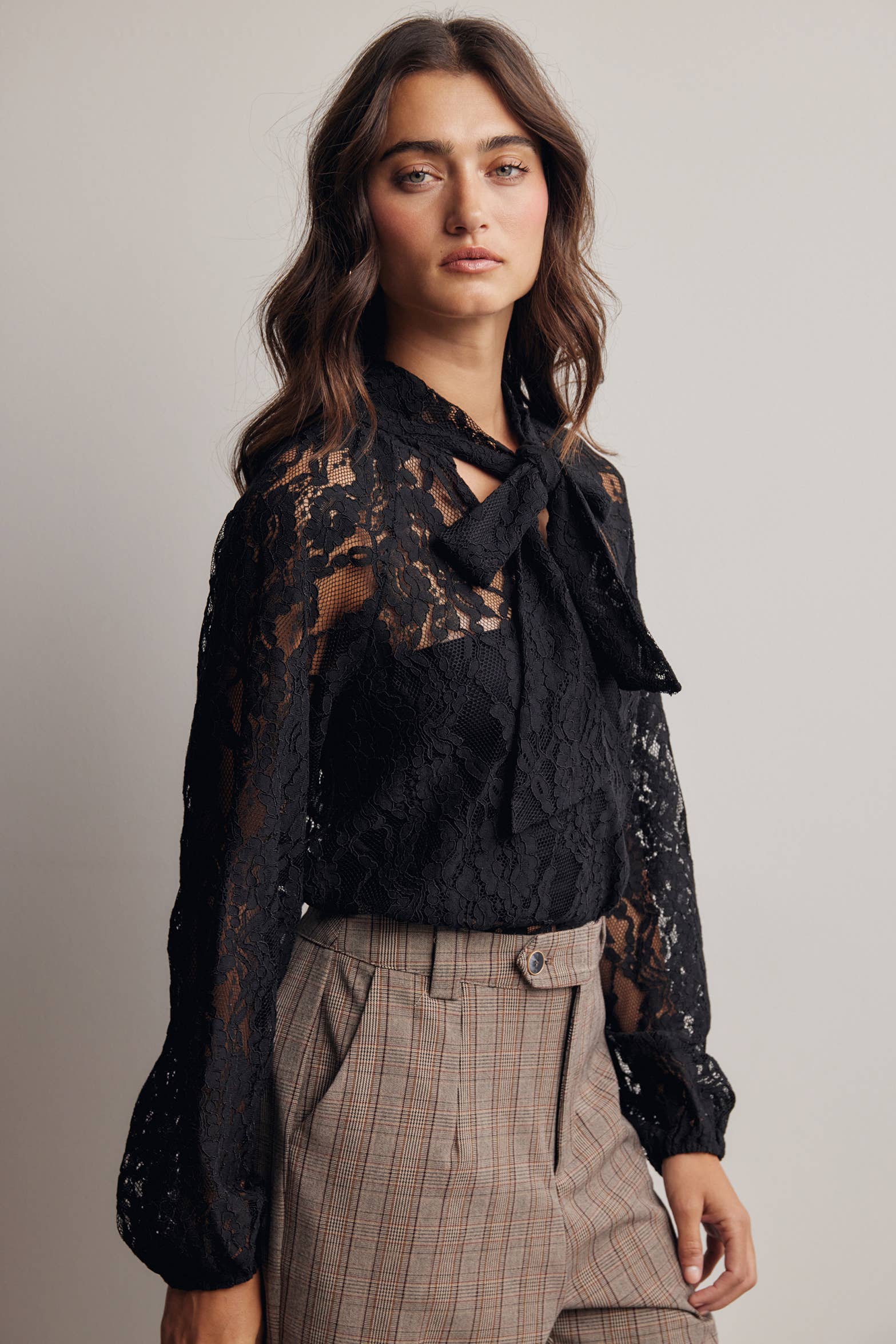 The Lenora Lace Blouse