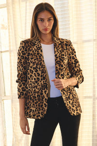 Thumbnail for The Simone Leopard Blazer
