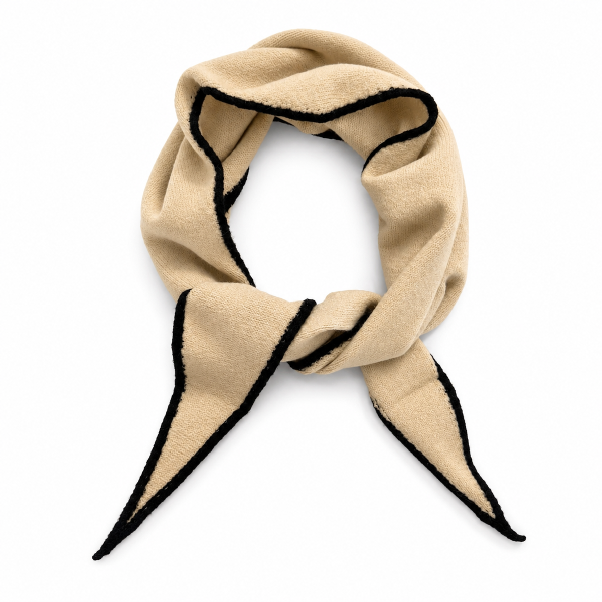 Ivory with Black Trim