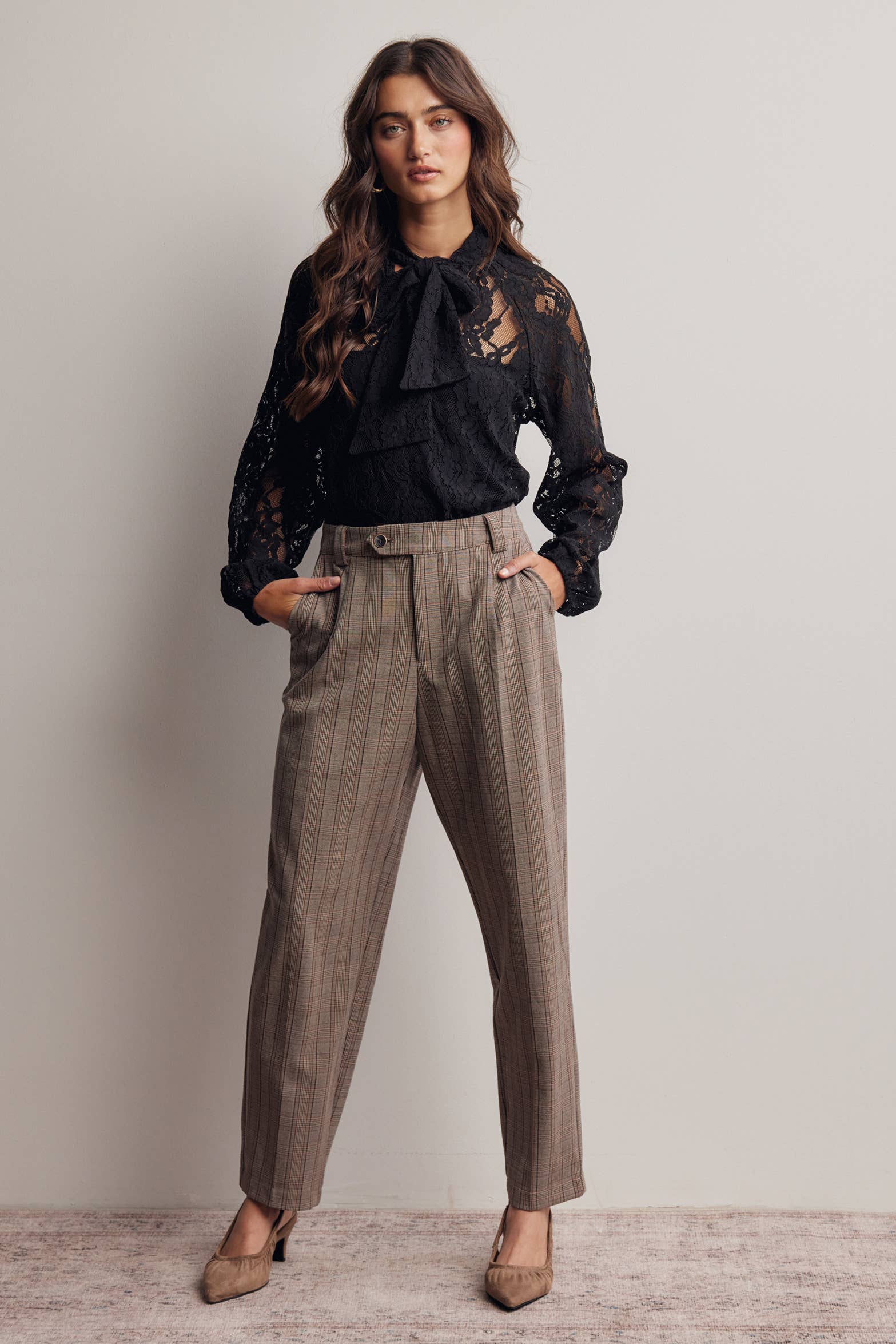 The Lenora Lace Blouse
