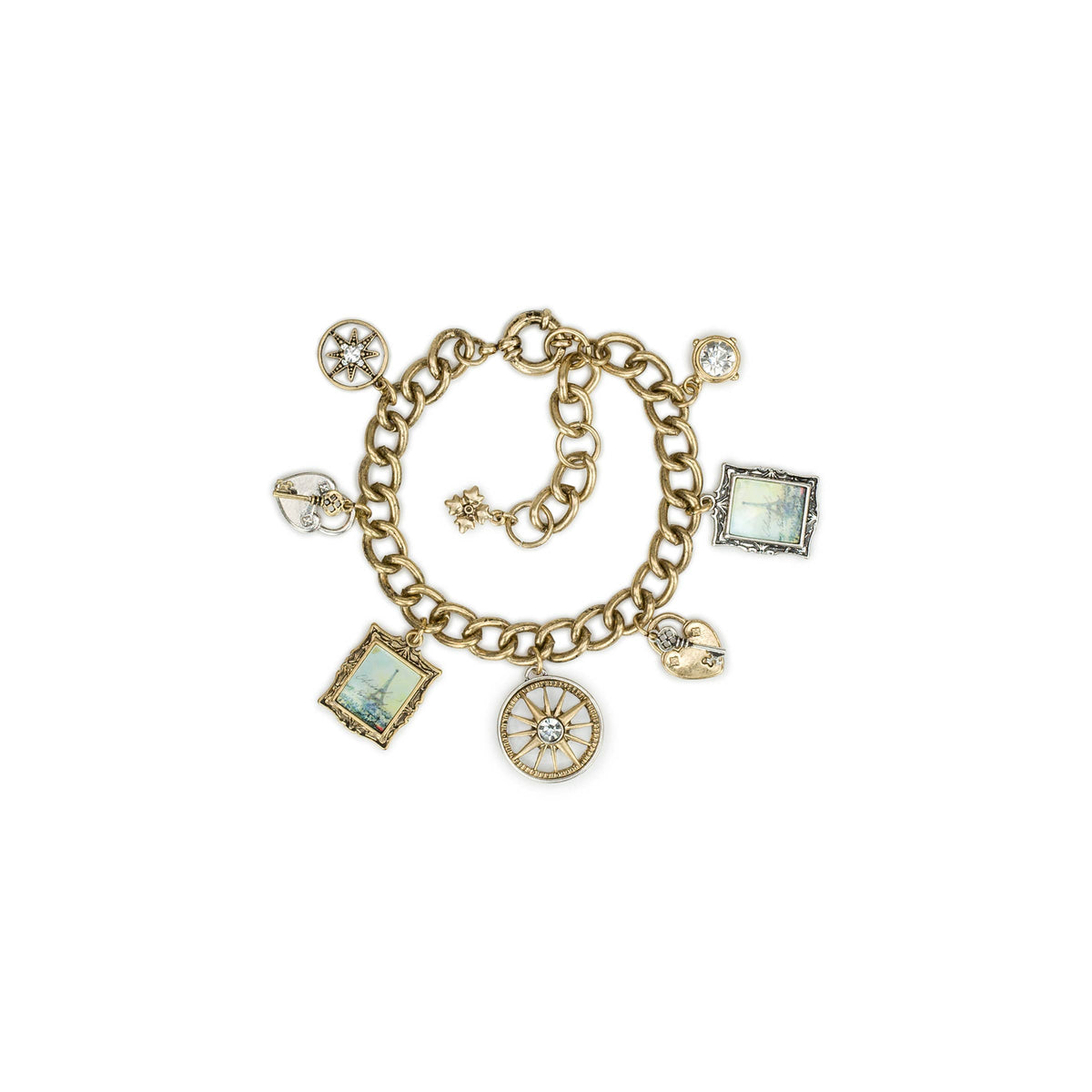 Charm Bracelet - Paris Postcard