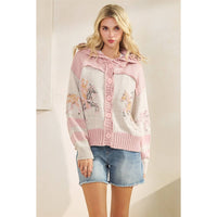 Thumbnail for Sweater with Horse Print