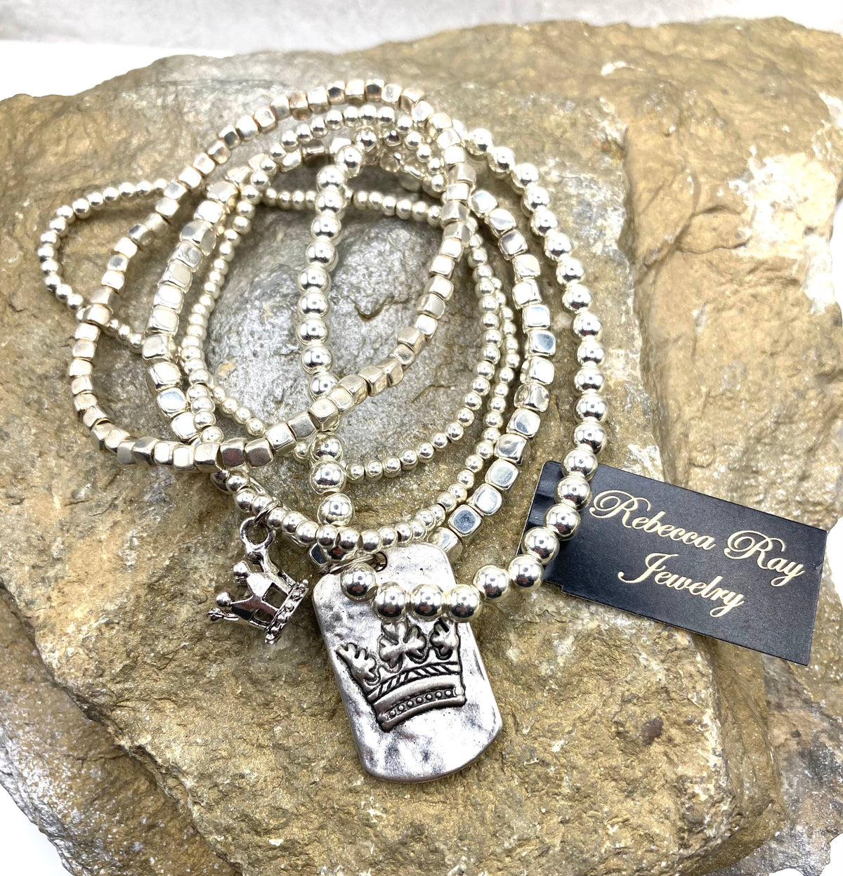 Mutli Strand Crown Bracelet