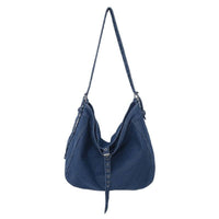 Thumbnail for Stylish Crossbody Denim Canvas Bag - Large Capacity