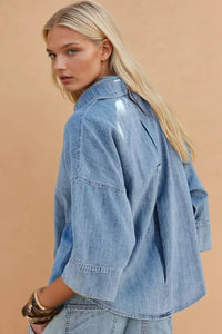 Thumbnail for OVERSIZED DENIM SHIRT