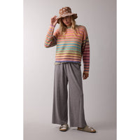 Thumbnail for RAINBOW KNIT SWEATER / WL25-11416